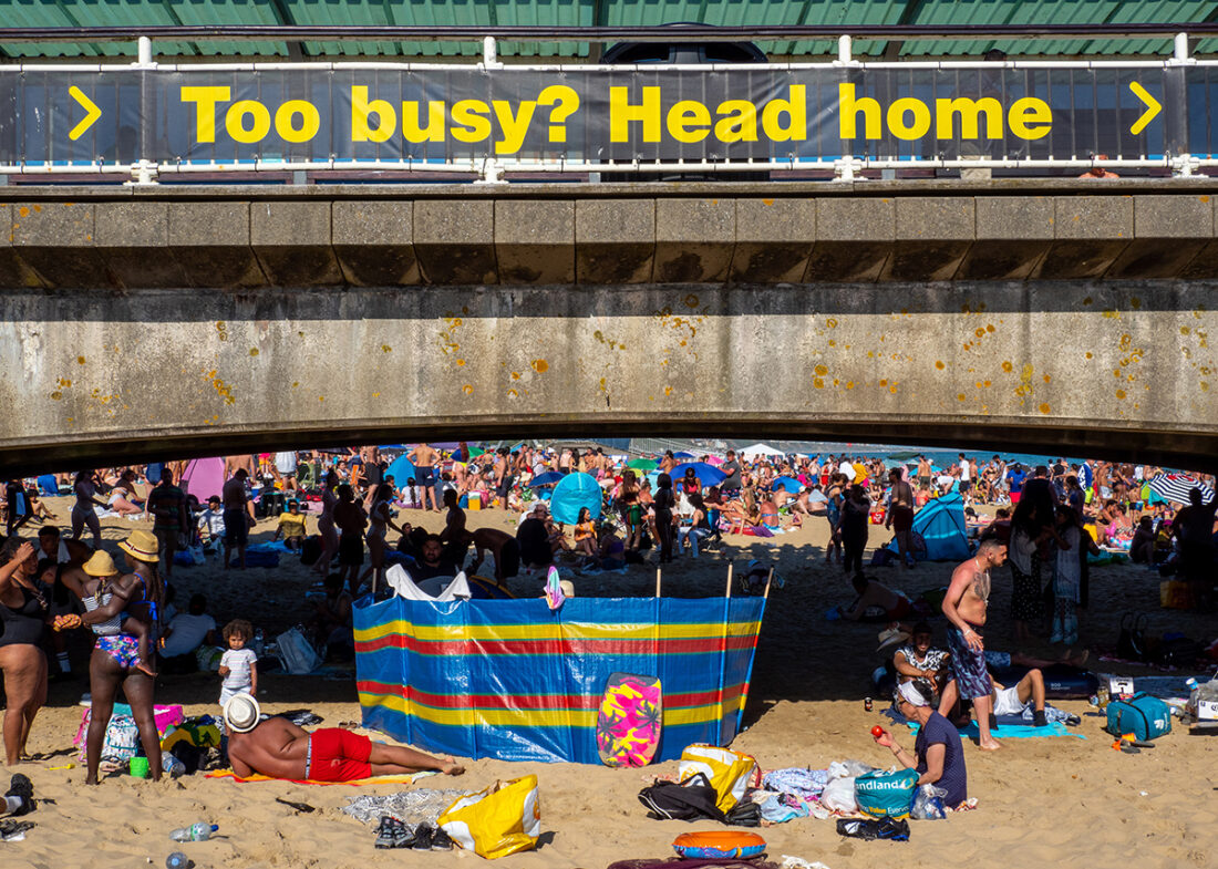 English Beaches during the COVID-19 Pandemic.