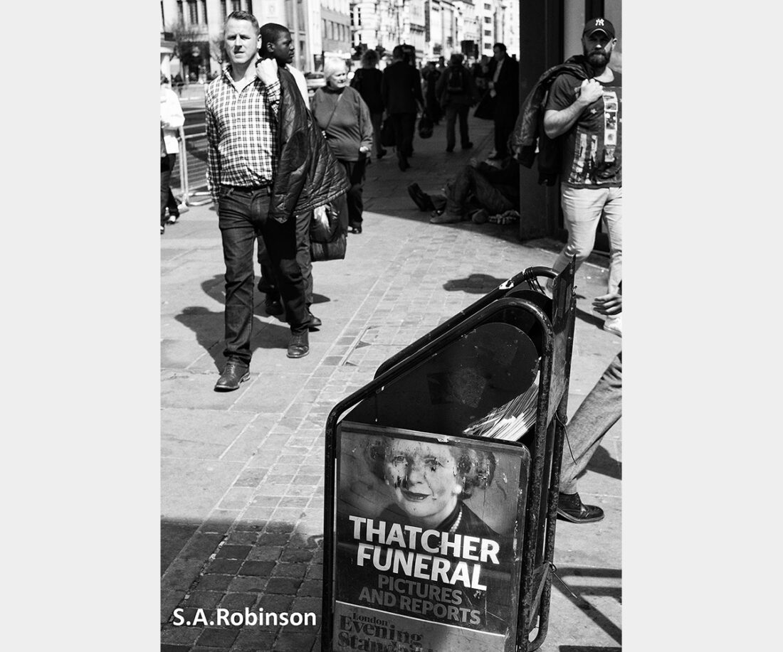 <b>Thatcher's Funeral</b> <br/> Simon Robinson