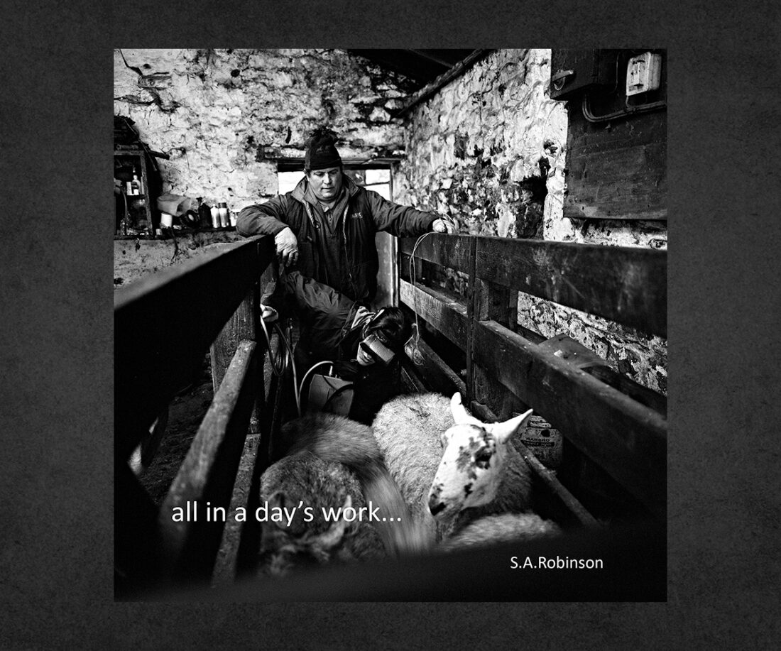 All in a day's work... Simon Robinson